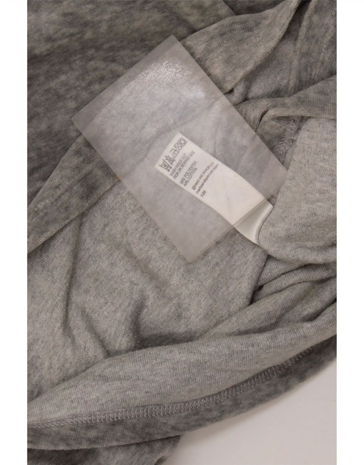 Marks & Spencer Womens Top Long Sleeve UK 14 Large  Grey Polyester