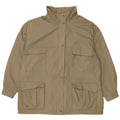 Diolen Womens Loose Fit Hooded Rain Jacket EU 48 2XL Khaki Polyester