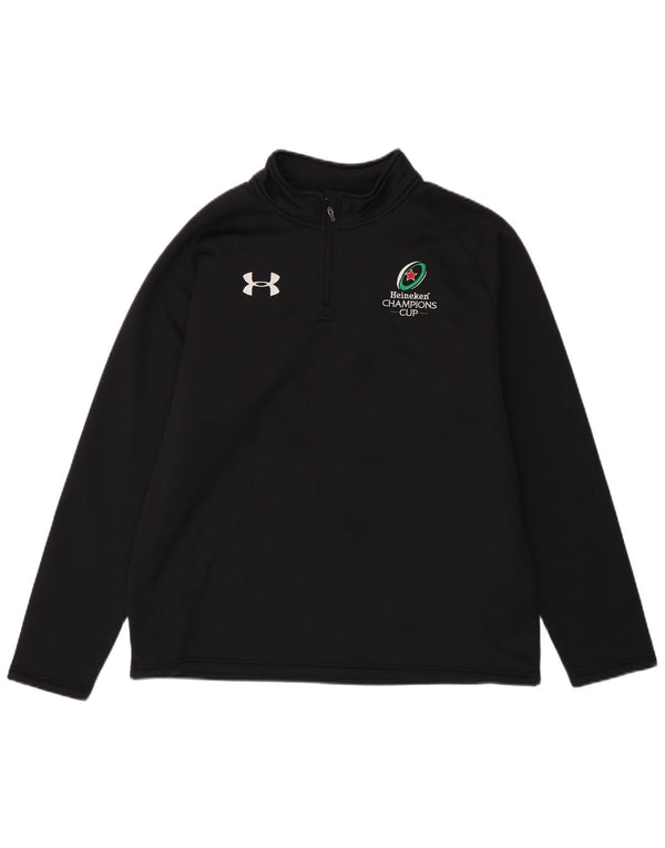 UNDER ARMOUR Mens Heineken Champions Cup Sweatshirt Jumper XL Black