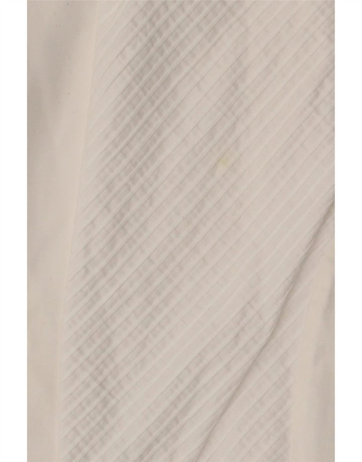 Vintage Womens Shirt UK 14 Medium White Cotton