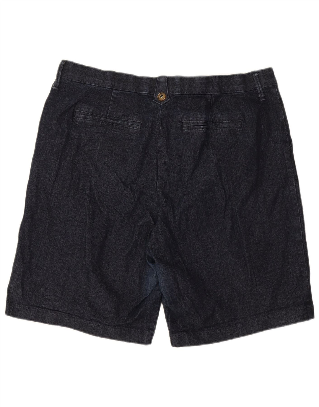 LEE Womens Denim Shorts US 18 2XL W38 Navy Blue Cotton