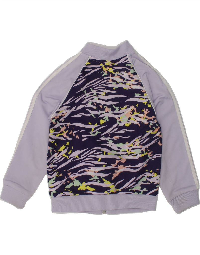 ADIDAS Baby Girls Bomber Jacket 18-24 Months  Purple Colourblock Polyester | Vintage Adidas | Thrift | Second-Hand Adidas | Used Clothing | Messina Hembry 