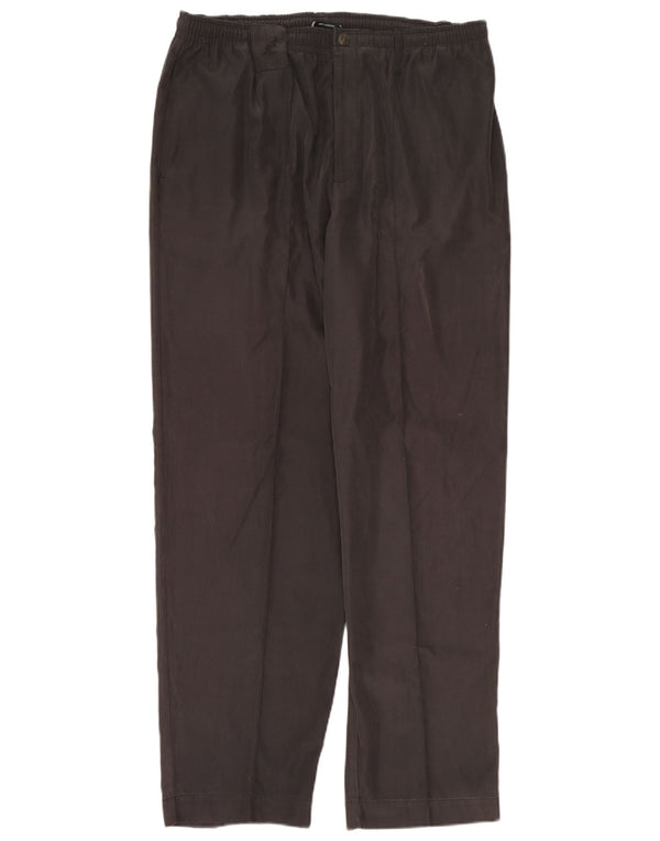 AUSTRALIAN L'ALPINA Mens Straight Chino Trousers IT 56 3XL W40 L32 Black