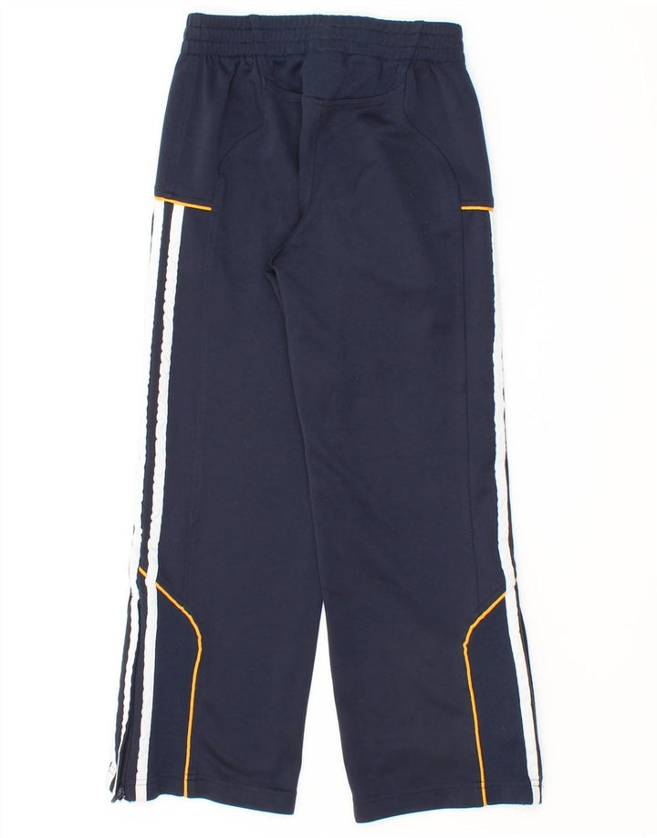 ADIDAS Boys Tracksuit Trousers 9-10 Years Navy Blue Polyester Vintage Adidas and Second-Hand Adidas from Messina Hembry 