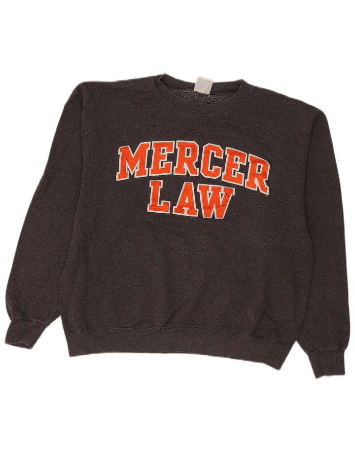 Champion Mens Mercer Graphic Sweatshirt Jumper Large Grey