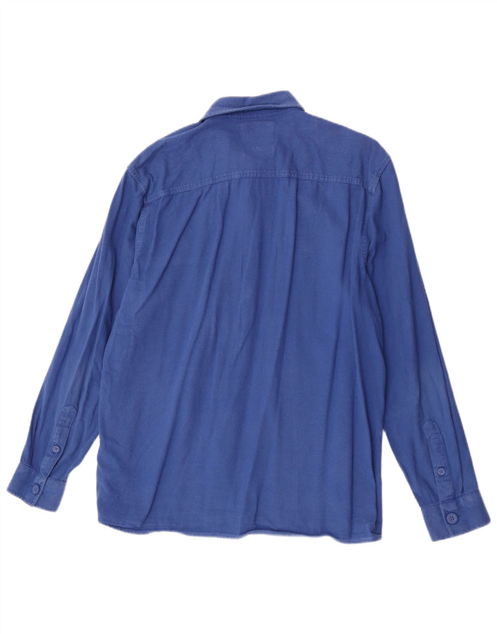 Crew Clothing Mens Shirt Large Blue Cotton