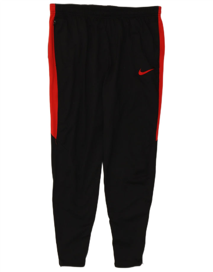 Nike Mens Dri Fit Tracksuit Trousers XL  Black Colourblock Polyester