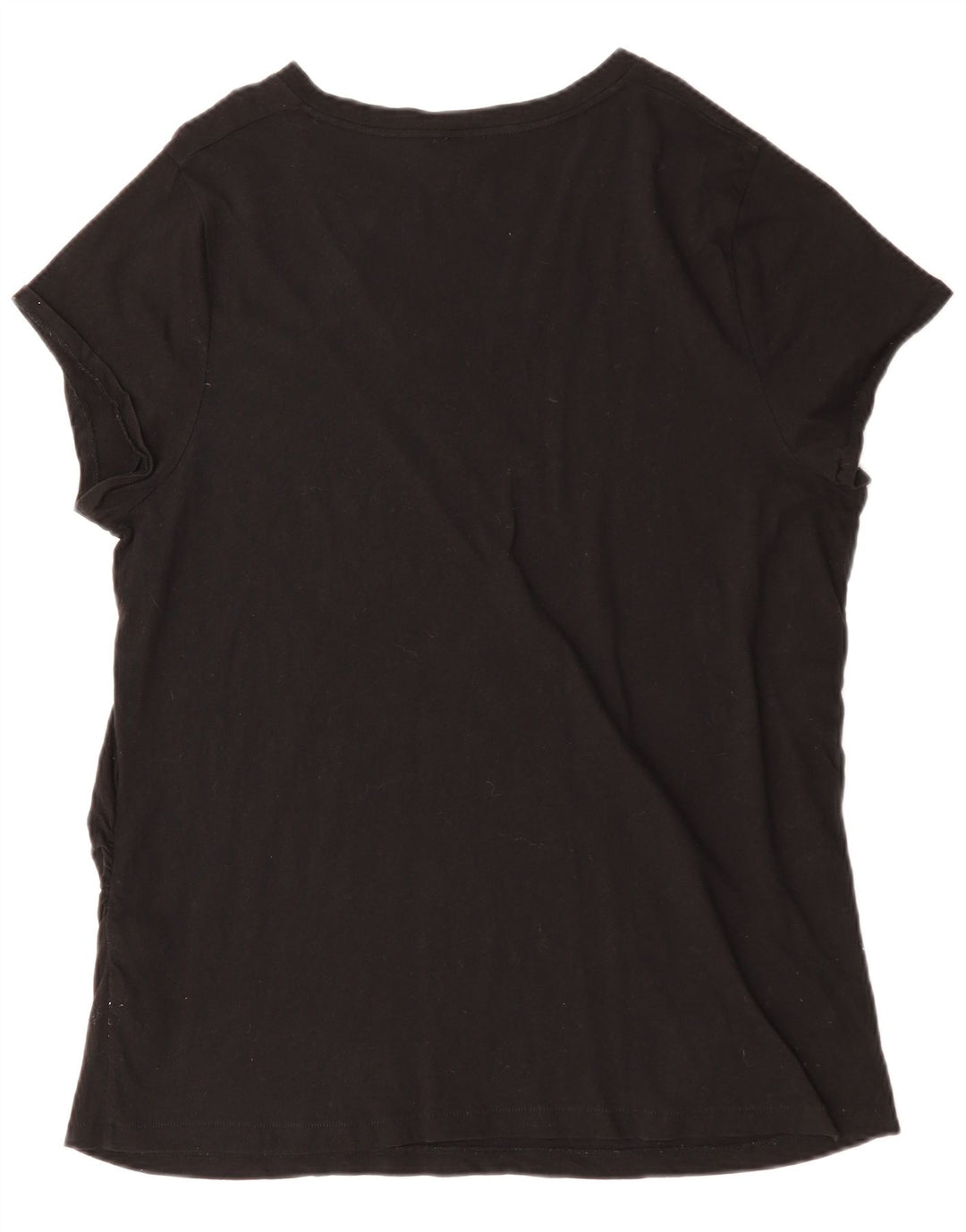 J. Crew Womens T-Shirt Top UK 16 Large Black Cotton