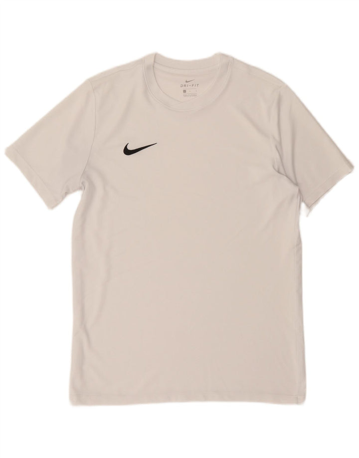 Nike Mens Dri Fit T-Shirt Top Large White