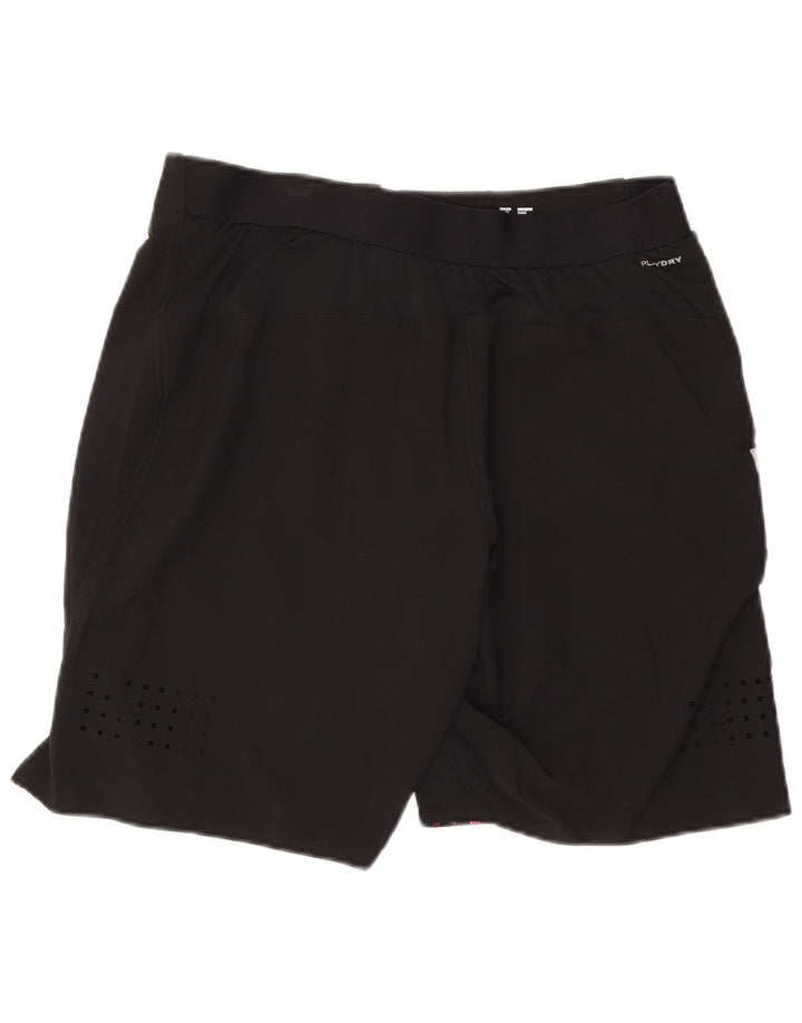 Reebok Mens Graphic Swimming Shorts Medium Black Polyester
