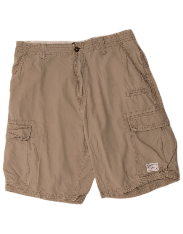 Billabong Mens Cargo Shorts W34 Large Beige Cotton