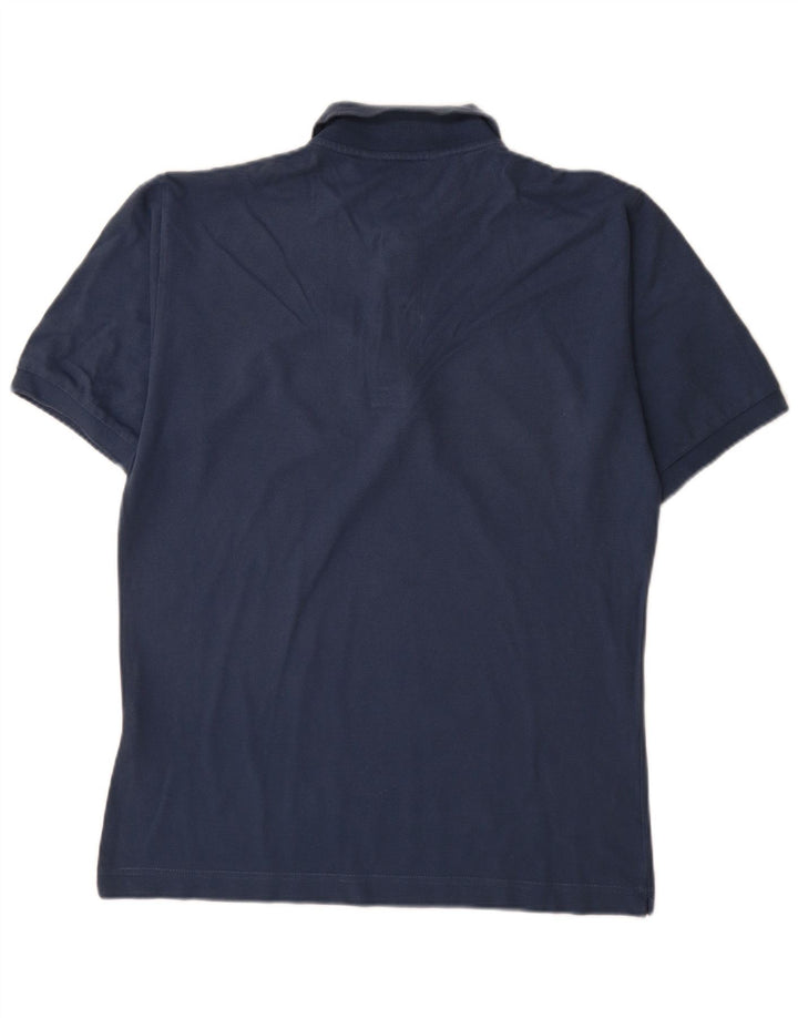 Kappa Mens Polo Shirt Medium Navy Blue Cotton