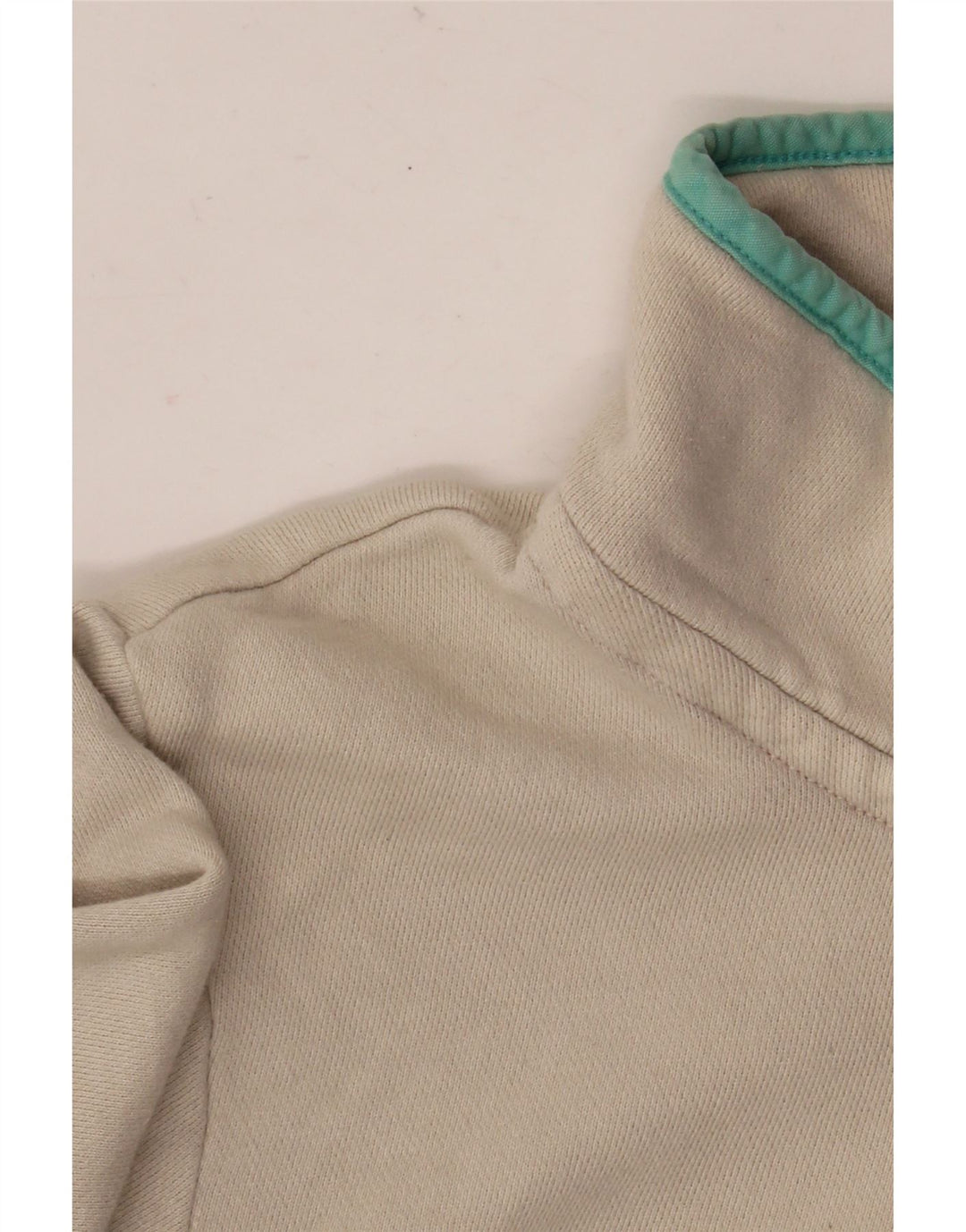 Joules Womens Button Neck Sweatshirt Jumper UK 16 Large White Striped