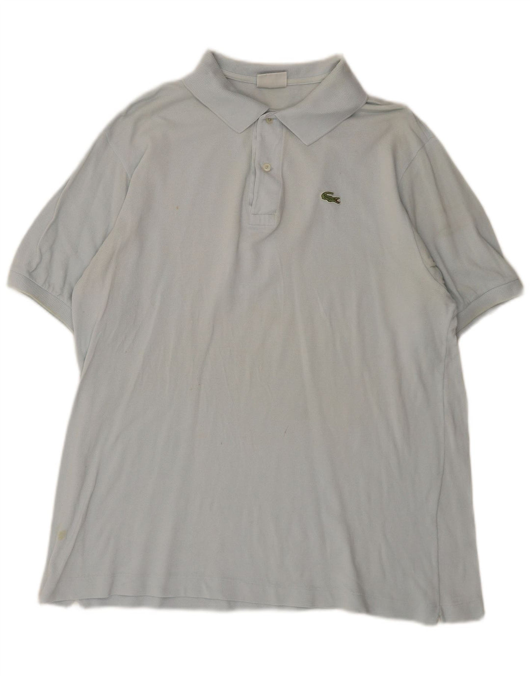 LACOSTE Mens Polo Shirt Size 6 XL Blue Cotton