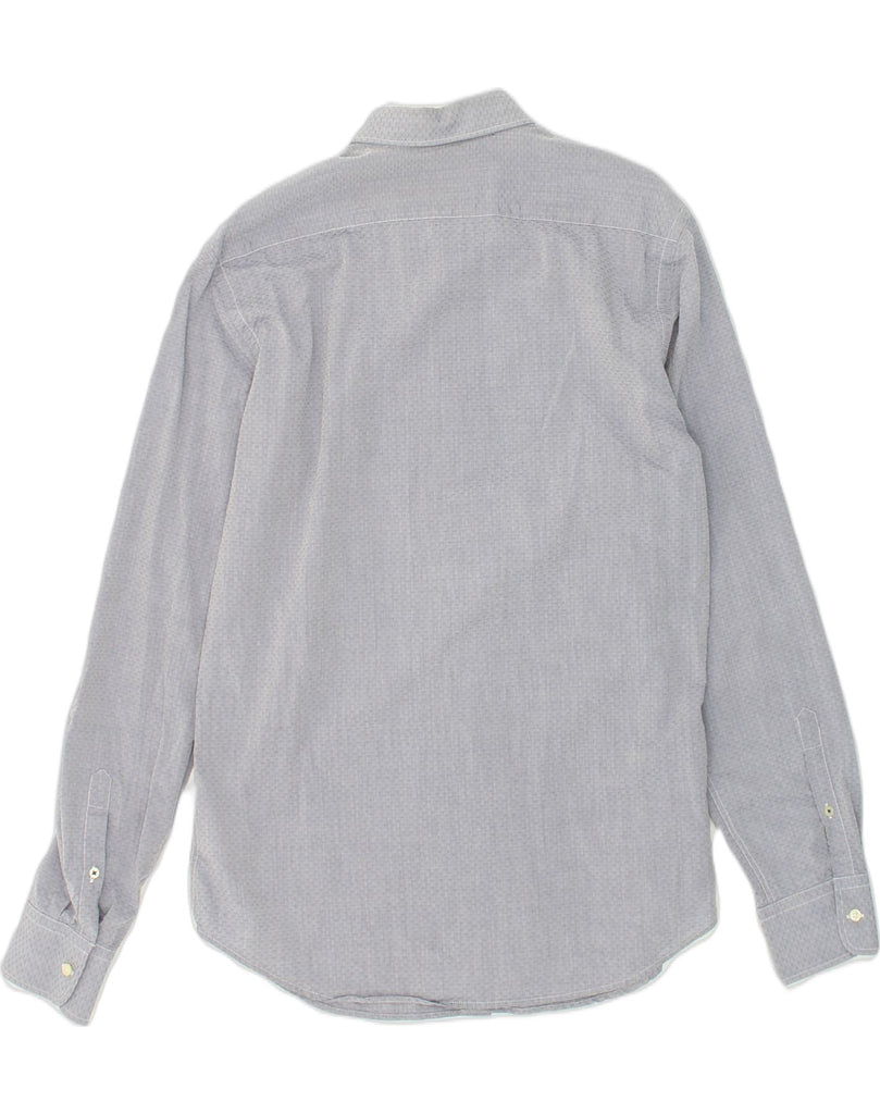 HENRY COTTONS Mens Shirt Size 41 Medium Grey Cotton | Vintage Henry Cottons | Thrift | Second-Hand Henry Cottons | Used Clothing | Messina Hembry 