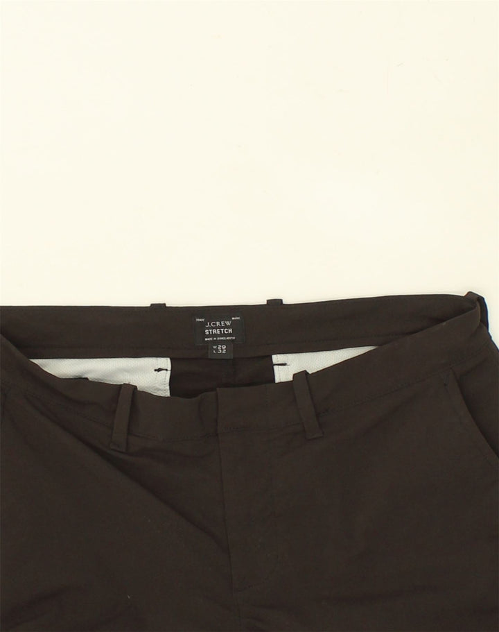 J. CREW Womens Stretch Slim Casual Trousers W29 L32 Brown Polyamide | Vintage J. Crew | Thrift | Second-Hand J. Crew | Used Clothing | Messina Hembry 