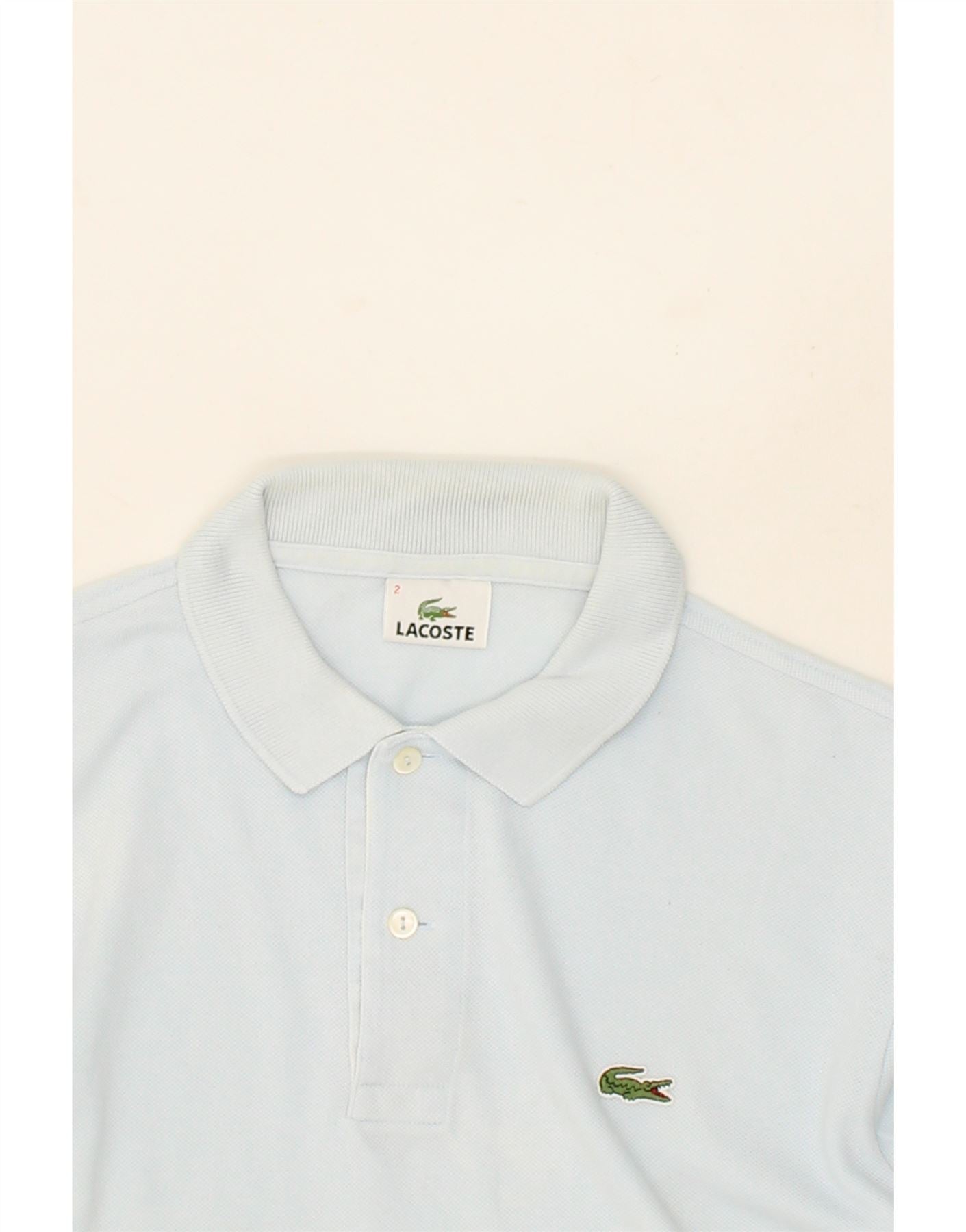 Polo lacoste blanc manche longue homme best sale