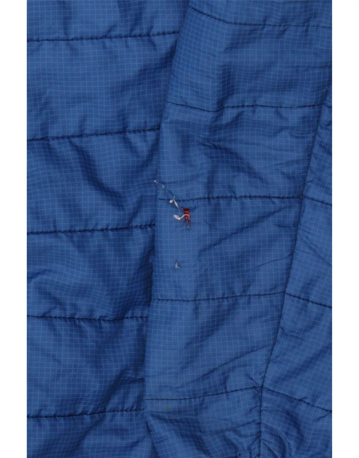 Timberland Mens Padded Jacket UK 42 XL Blue Polyester