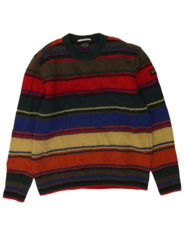 Paul & Shark Womens Crew Neck Jumper Sweater UK 16 Large Multicoloured
