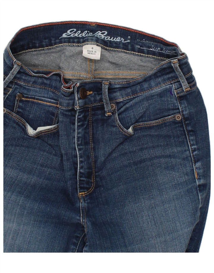 EDDIE BAUER Womens Slim Straight Jeans US 6 Medium W25 L30 Blue Vintage Eddie Bauer and Second-Hand Eddie Bauer from Messina Hembry 