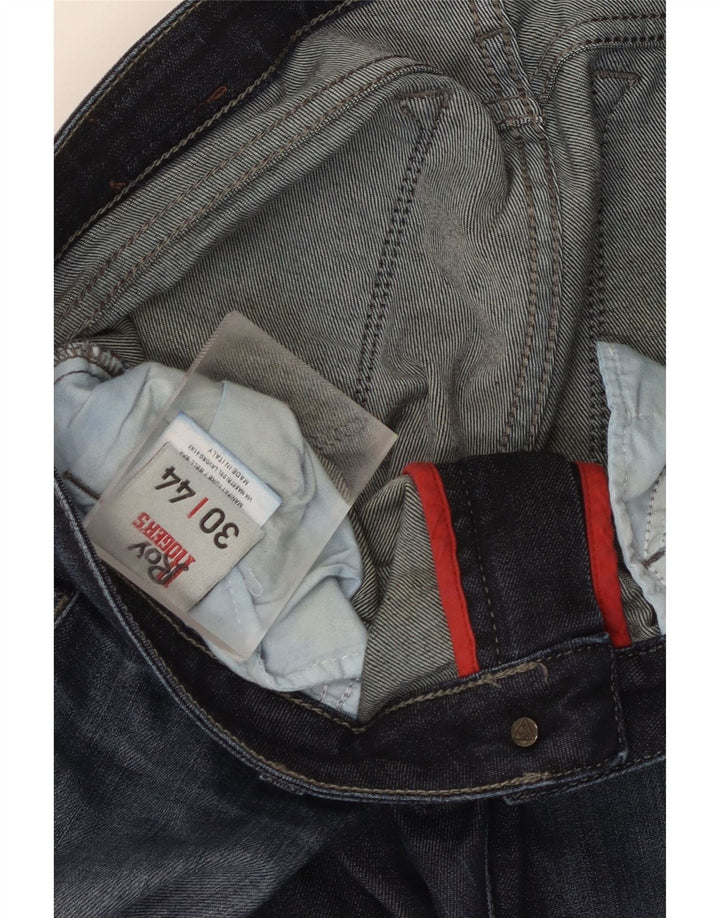 Roy Rogers Womens Slim Jeans W30 L28 Blue Cotton