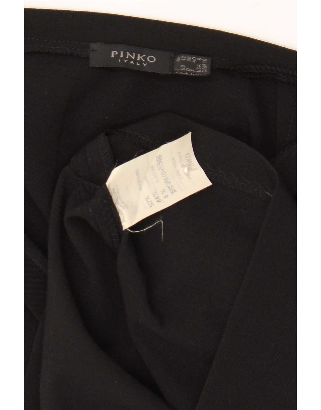 Pinko Womens Mini Skirt UK 12 Medium W30 Black Polyester