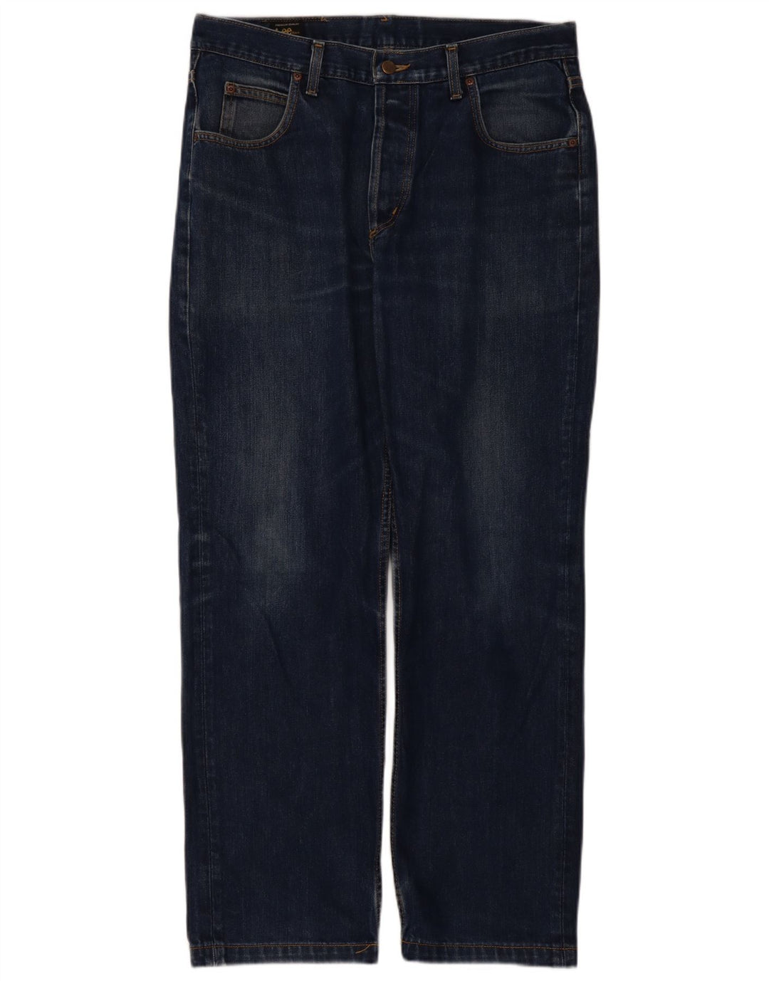 Lee Mens Chicago Straight Jeans W36 L31 Blue Cotton