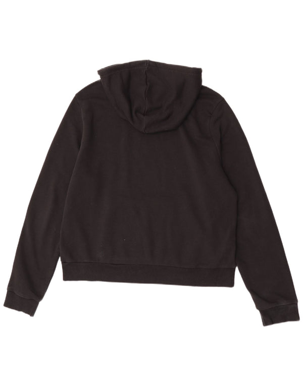 Reebok Mens Hoodie Jumper Large Black Cotton