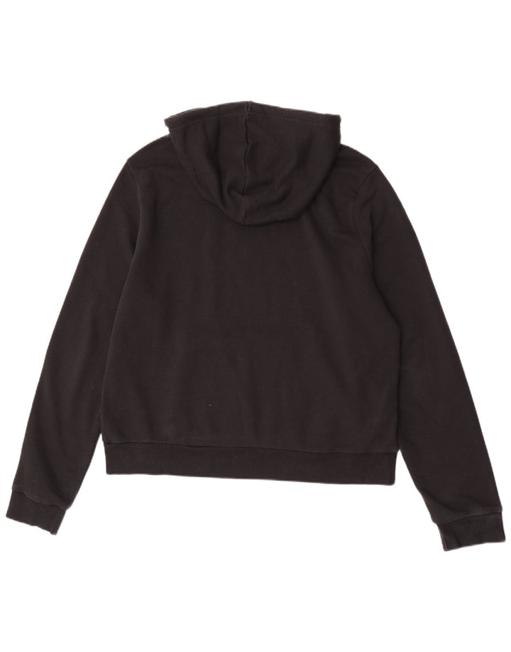 Reebok Mens Hoodie Jumper Large Black Cotton