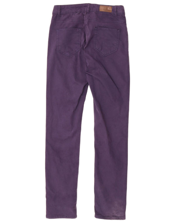 Laura Ashley Womens Skinny Jeans UK 8 Small W27 L31 Purple Cotton