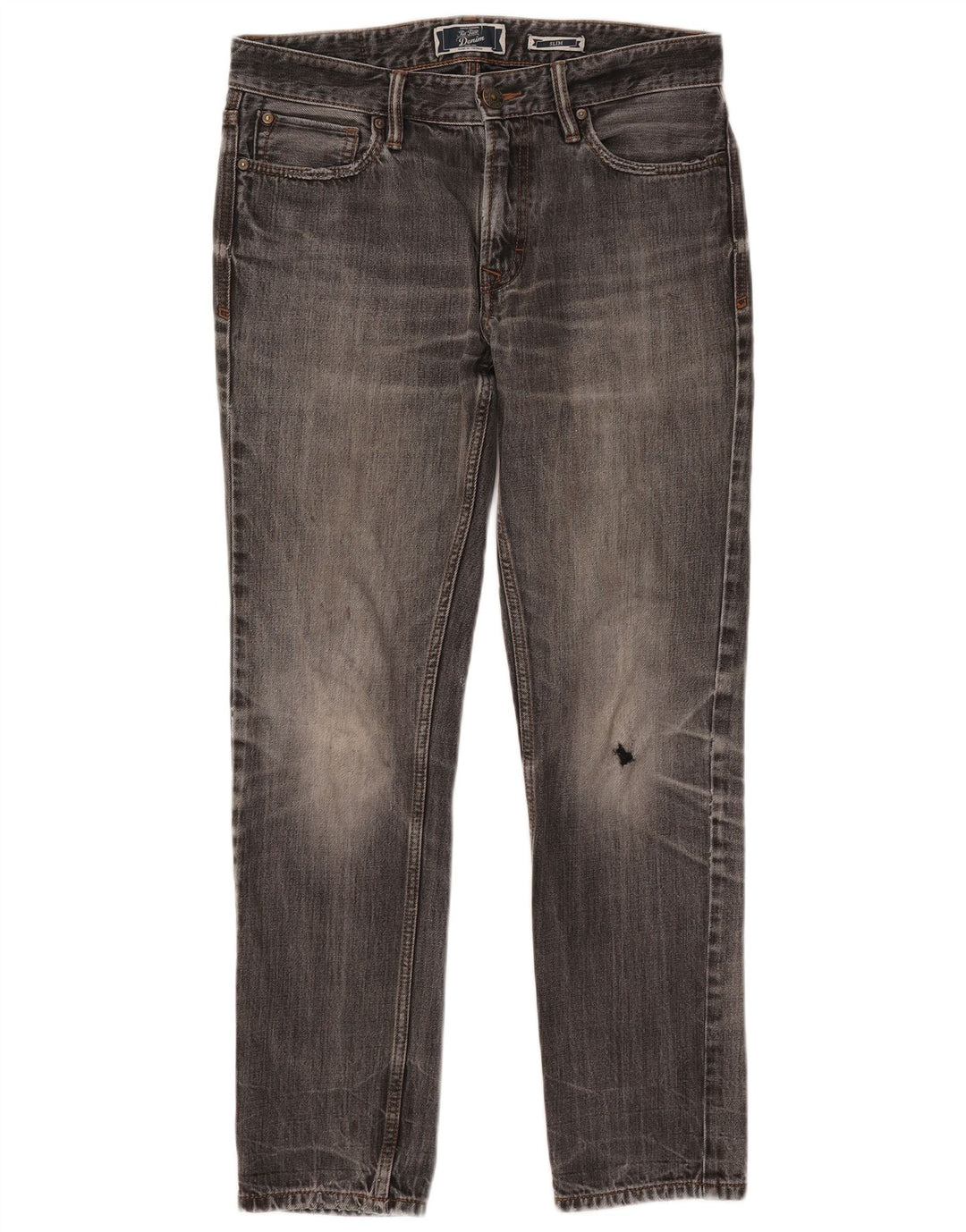FAT FACE Womens Slim Jeans W30 L29 Grey Cotton