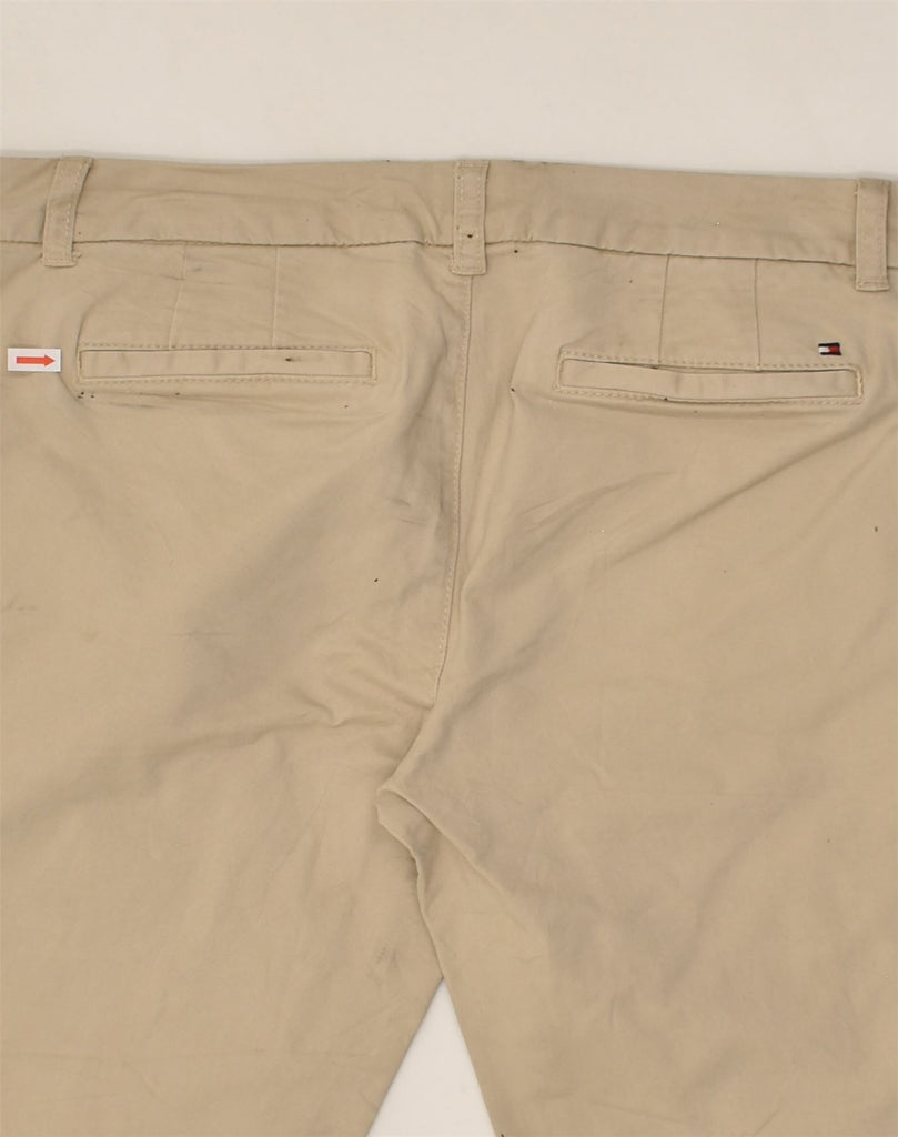 TOMMY HILFIGER Womens Straight Chino Trousers US 4 Small W30 L30  Beige | Vintage Tommy Hilfiger | Thrift | Second-Hand Tommy Hilfiger | Used Clothing | Messina Hembry 