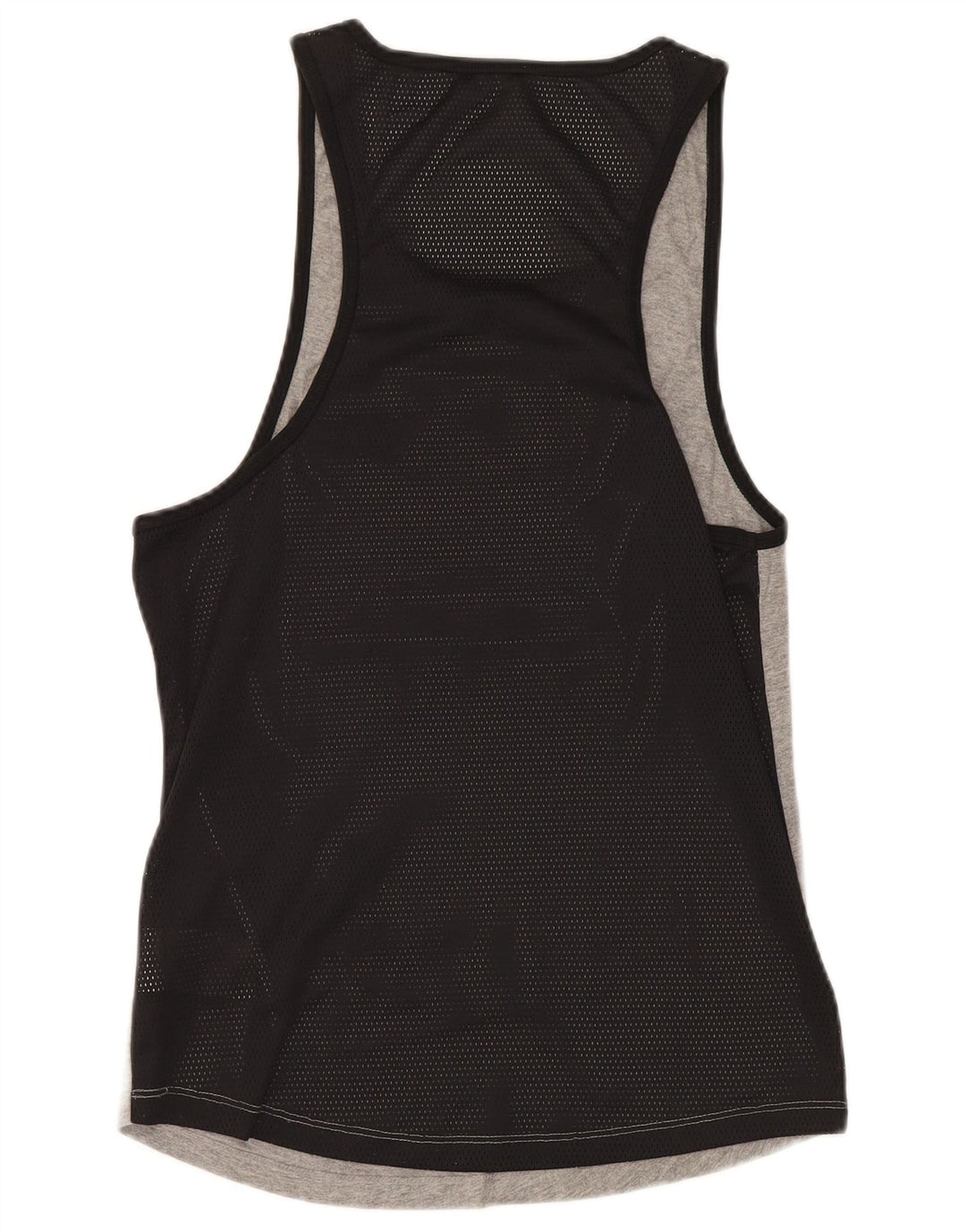 Jack & Jones Mens Graphic Vest Top Small Grey Flecked Cotton