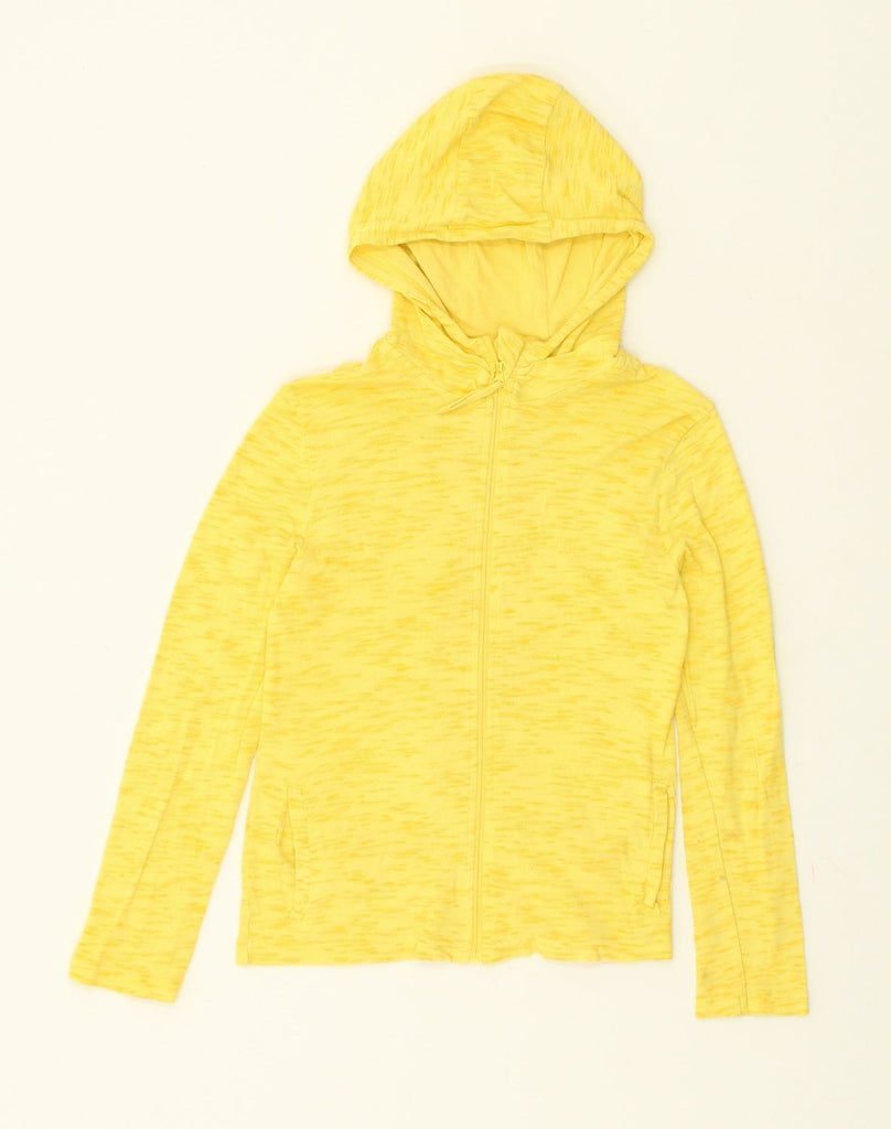 MOUNTAIN WAREHOUSE Girls Zip Hoodie Sweater 9-10 Years Yellow Cotton | Vintage Mountain Warehouse | Thrift | Second-Hand Mountain Warehouse | Used Clothing | Messina Hembry 