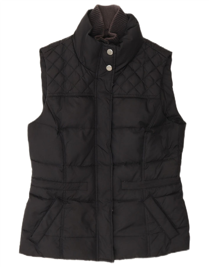 Esprit Womens Padded Gilet UK 12 Medium Black Polyester