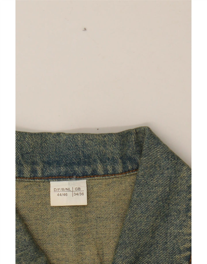 VINTAGE Mens Denim Jacket UK 34/36 XS Blue Cotton Vintage Vintage and Second-Hand Vintage from Messina Hembry 