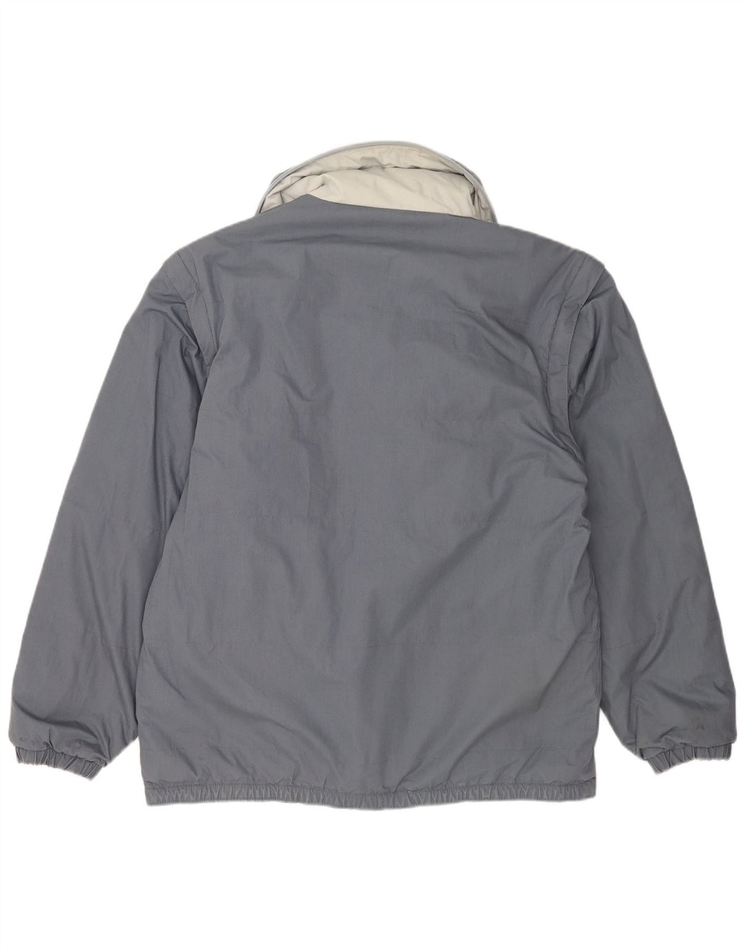 North Land Mens Reversible Padded Jacket UK 40 Large Grey Polyester