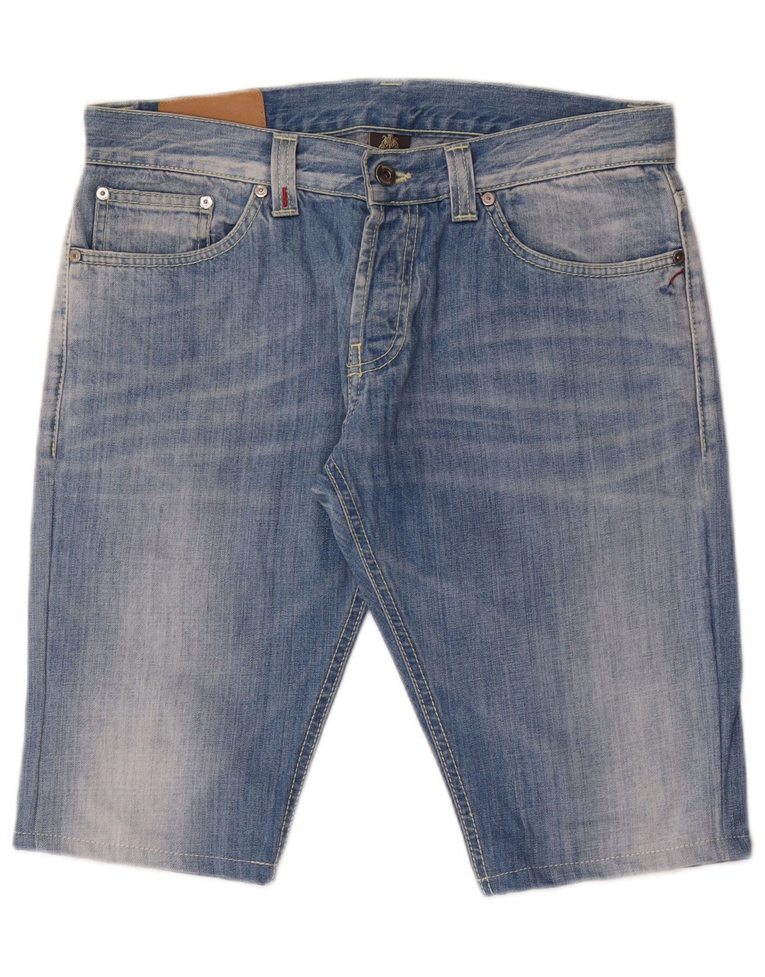 Dondup Mens Lucky Denim Shorts W34 Large Blue Cotton