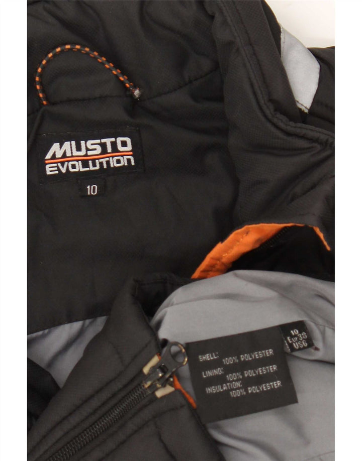 Musto Womens Padded Jacket UK 10 Small Black Polyester