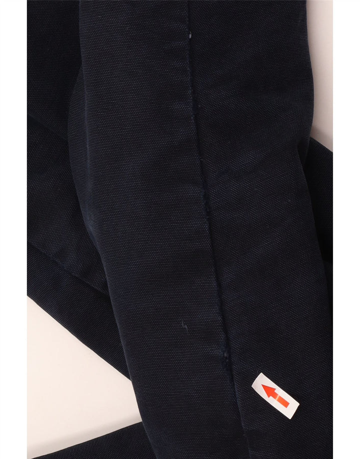 Richlu Mens Padded Jacket UK 36 Small Navy Blue Cotton