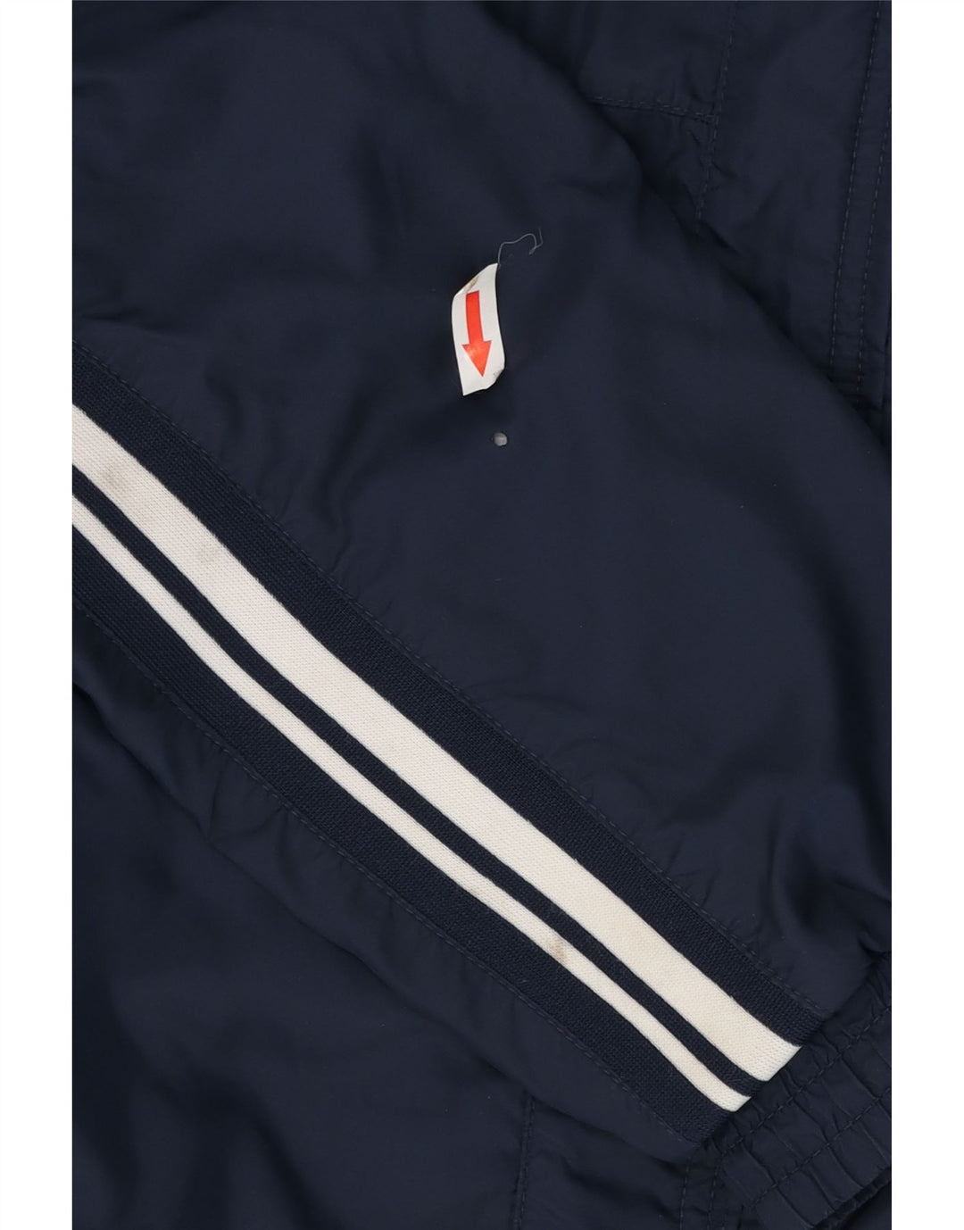 Nike Mens Tracksuit Top Jacket UK 38/40 Medium Navy Blue Colourblock Nylon