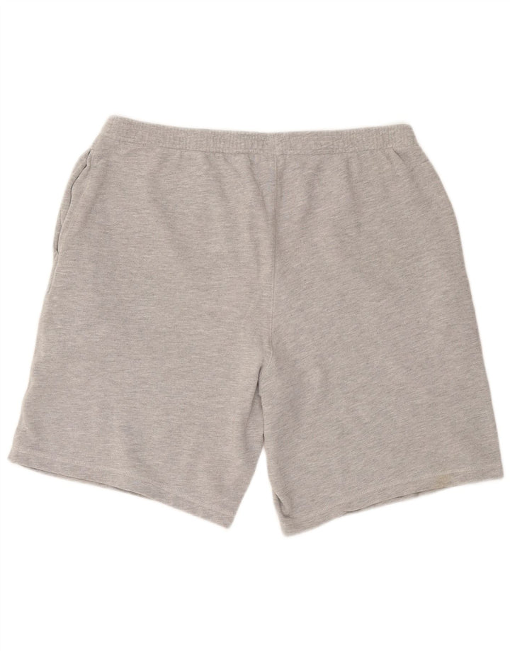 REEBOK Mens Sport Shorts 2XL  Grey Cotton