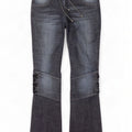 Armani Womens Bootcut Jeans UK 12 Medium W30 L31 Blue Cotton