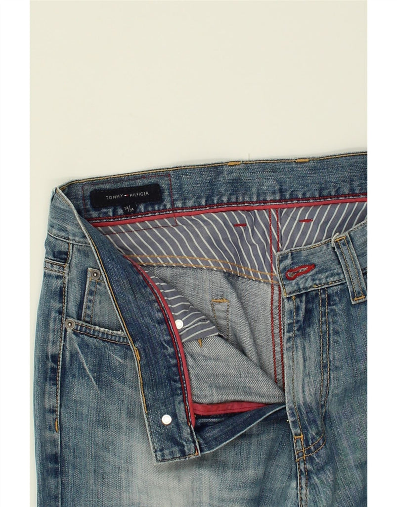 TOMMY HILFIGER Mens Straight Jeans W34 L34 Blue Cotton | Vintage Tommy Hilfiger | Thrift | Second-Hand Tommy Hilfiger | Used Clothing | Messina Hembry 