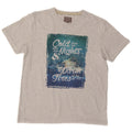 Fat Face Mens Graphic T-Shirt Top Medium Grey Cotton