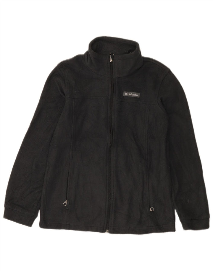 Columbia Girls Fleece Jacket 10-11 Years Medium  Black Polyester