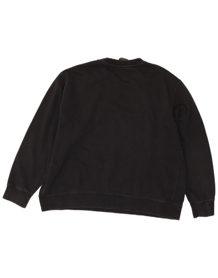 NIKE Mens Sweatshirt Jumper 2XL Black Cotton