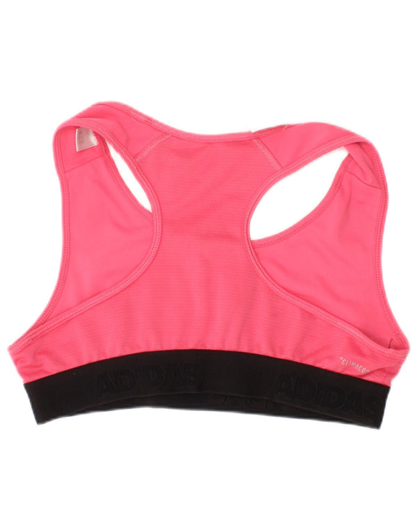 Adidas Girls Tech Fit Sport Bra Top 12-13 Years Pink Sports