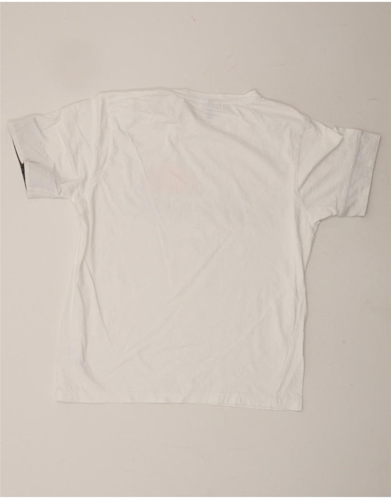 ELLESSE Mens Graphic T-Shirt Top Large White Cotton Vintage Ellesse and Second-Hand Ellesse from Messina Hembry 