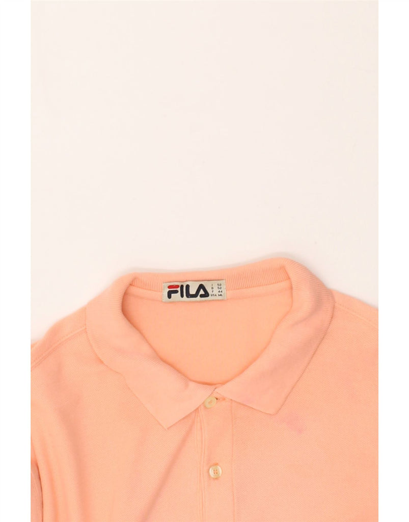 FILA Mens Polo Shirt IT 52 Large Beige Cotton | Vintage Fila | Thrift | Second-Hand Fila | Used Clothing | Messina Hembry 